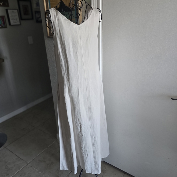Peruvian Connection Cream V-Neck Maxi Dress - Picture 4 of 7